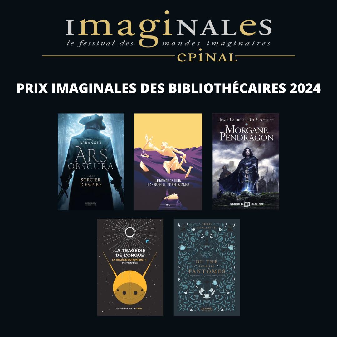 Voici la sélection du Prix Imaginales des bibliothécaires 2024 !